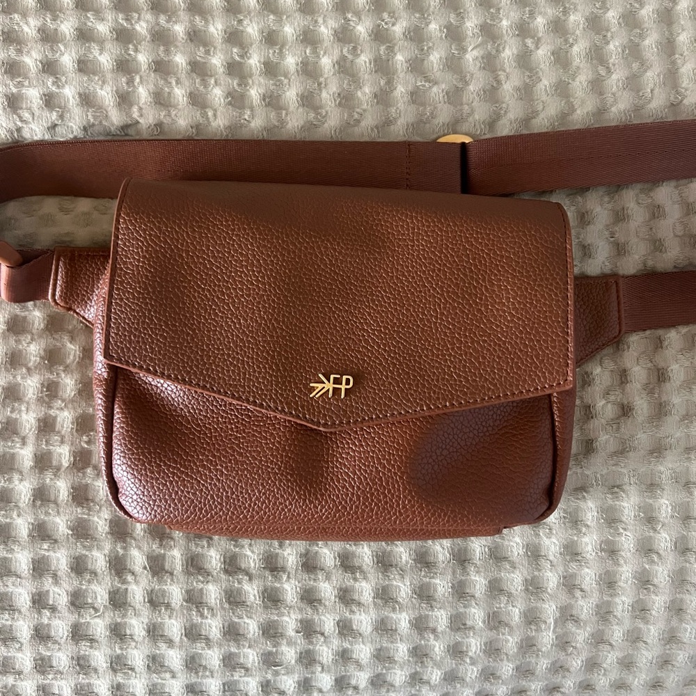 Brown Leather Crossbody Bag